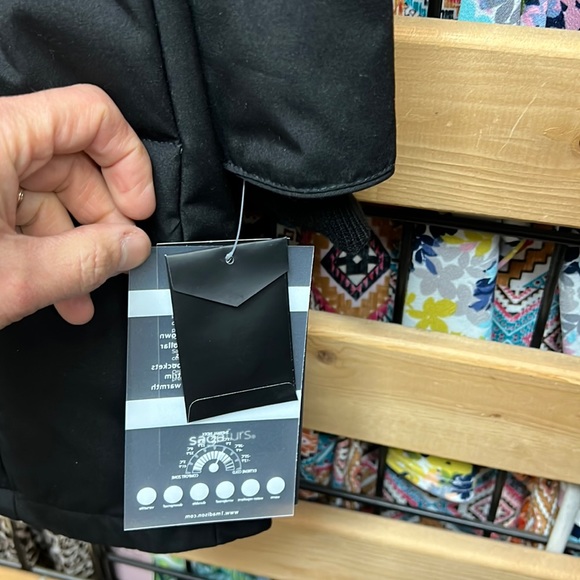 NWT,1 MADISON Detachable FOX FUR PARKA DOWN COAT,(black with black real fur) - Picture 6 of 17